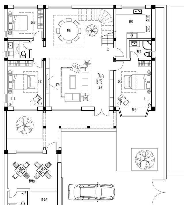 五套新中式別墅設計圖 平面布局與空間美學全解析